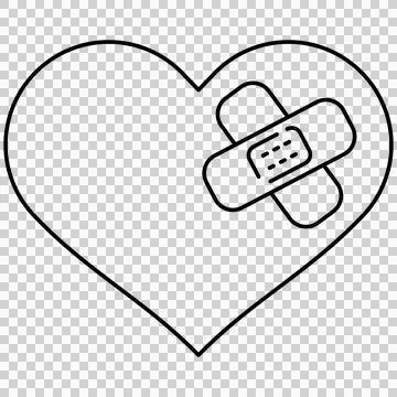 Healing heart Stock Illustration