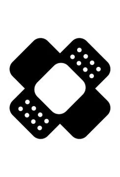 Healing Patch Icon Vector Illustrazione stock