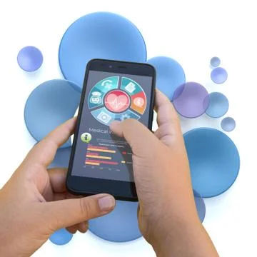 Health app generic Stock Illustration