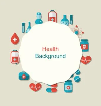 Health Background Stock Illustration