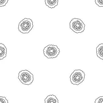 Health broccoli pattern seamless vector Stock Illustration