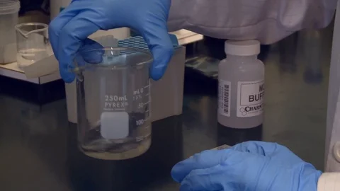 Health Care Lab Testing Stock Footage 127470656
