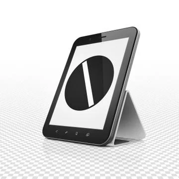 Health concept: Tablet Computer with Pill on display Stock-Illustration