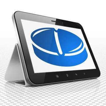 Health concept: Tablet Computer with Pill on display Stock-Illustration