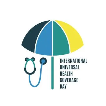 Health coverage banner Illustrazione stock