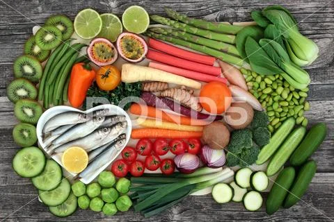 Health Food for Healthy Eating Stock-Fotos