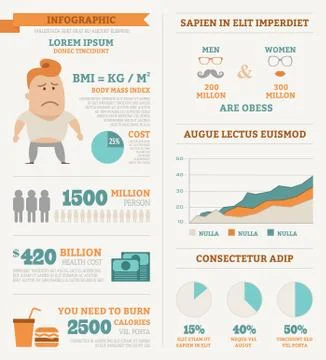 Health infographics , eps10 vector format Illustrazione stock