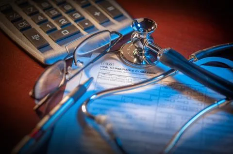 Health insurance form Foto stock