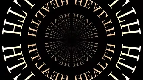 HEALTH Keyword Animation, 3D Pattern, Background Loop. Stock Footage 252080652