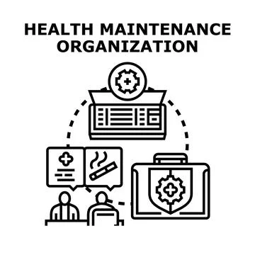 Health maintenance organization concept vector illustration Illustration