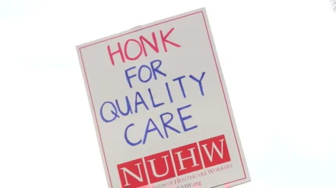 Health Professionals Strike Video stock 1369151
