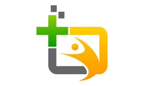 Health Solutions Template Stock Illustration