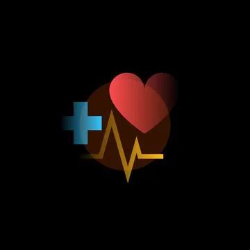 Health. Vector icon in gradient style. Editable illustration Stock Illustration