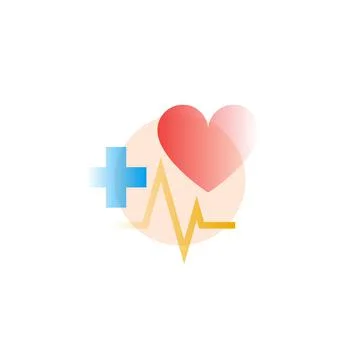 Health. Vector icon in gradient style. Editable illustration Stock Illustration