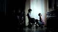 health visitor encourages a disabled on wheelchair - handicapped HD Footage