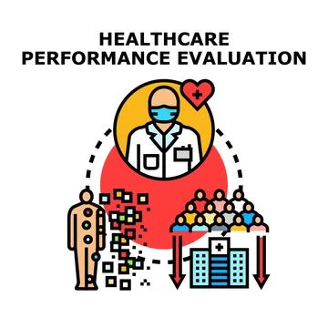 Healthcare performance evaluation process illustrating medical audit Stock Illustration