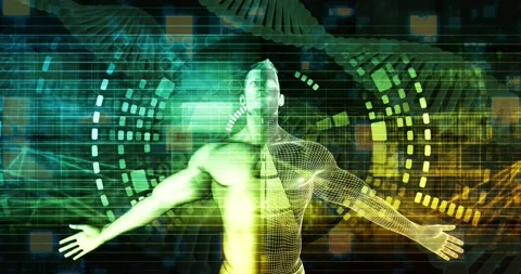 Healthcare Technology and Advanced Software for Scanning Stock Footage 135853205
