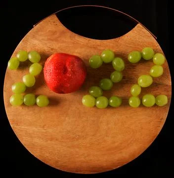 Healthy 2022 resolution. Stock Photos