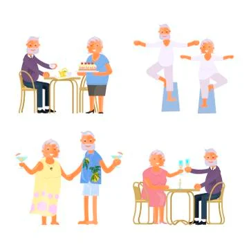 Healthy active lifestyle Stock Illustration