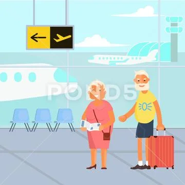 Healthy active lifestyle retiree Stock Illustration