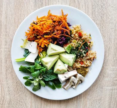 A healthy and nutritious breakfast Stock Photos
