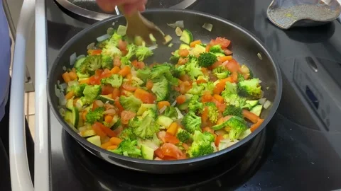 Healthy and nutritious cooking Stock Footage 167571880