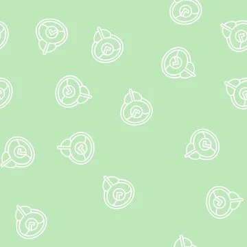 Healthy bladder line seamless pattern Stock Illustration