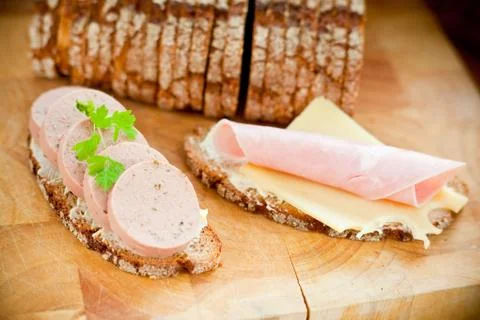 Healthy bread for lunch Foto stock