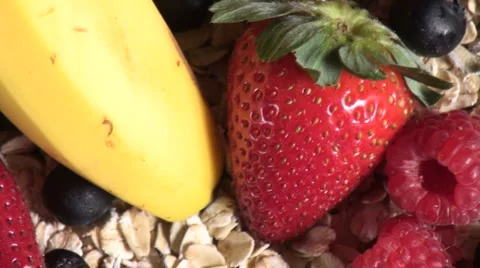 Healthy Breakfast 2 Stock Footage 1050344