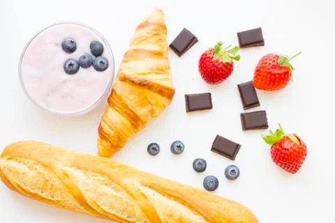 Healthy breakfast concept Stock Photos