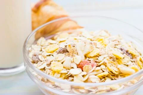 Healthy breakfast concept Stock Photos