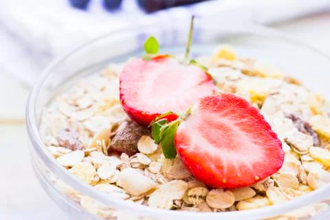 Healthy breakfast concept Stock Photos