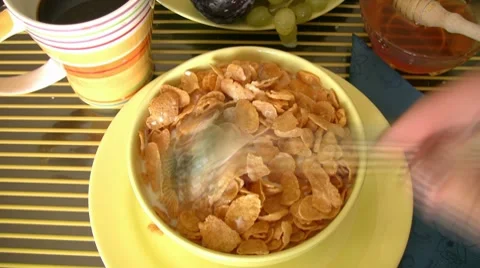 Healthy breakfast Stock Footage 8650189