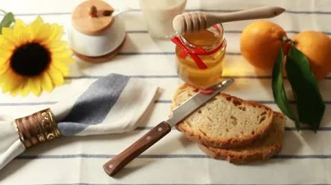 A healthy breakfast Stock Footage 10686258