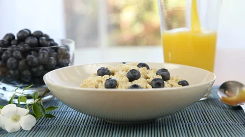 Healthy Breakfast Stock Footage 43353945