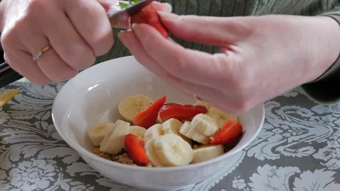 A healthy breakfast Stock Footage 107632417