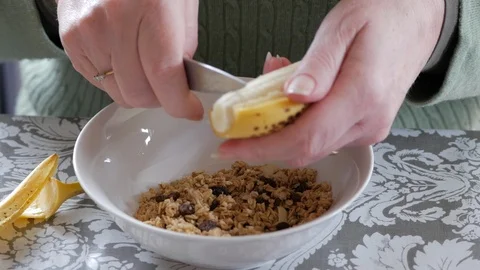 A healthy breakfast Stock Footage 107632724