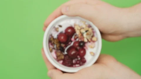 Healthy breakfast Stock Footage 124598881