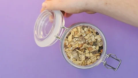 Healthy breakfast Stock Footage 124600068