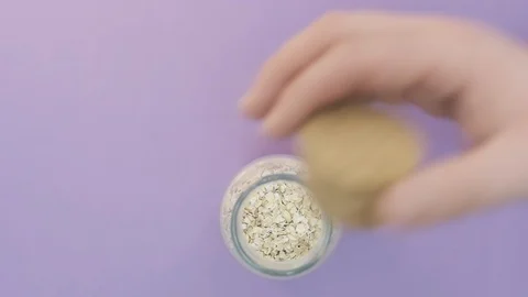 Healthy breakfast Stock Footage 124600643