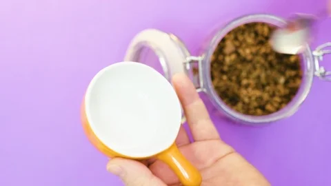 Healthy breakfast Stock Footage 124602087