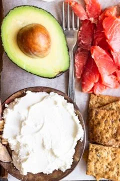 Healthy breakfast ingredients. Stock Photos
