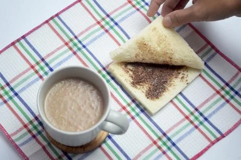 Healthy breakfast menu Stock Photos