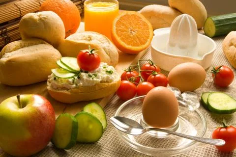 Healthy breakfast Stock Photos