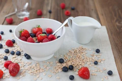 Healthy breakfast Stock Photos