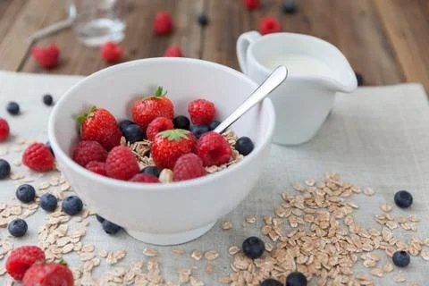 Healthy breakfast Stock Photos