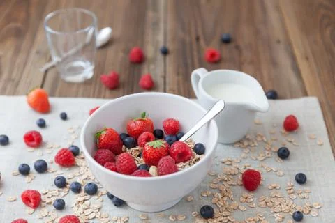 Healthy breakfast Stock Photos