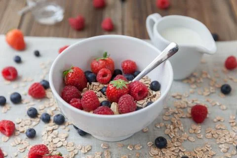 Healthy breakfast Stock Photos