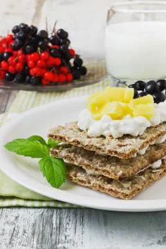 Healthy breakfast Stock Photos