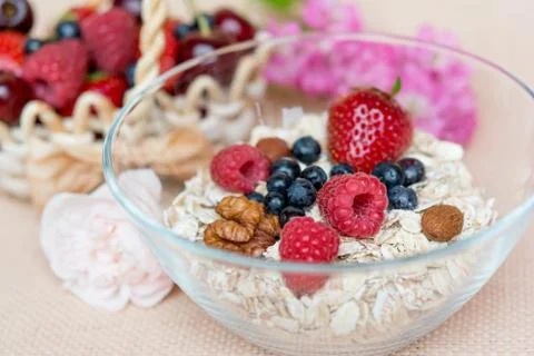 Healthy breakfast Stock Photos